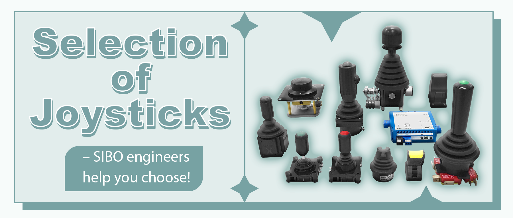 selection of joysticks – sibo engineers help you choose!