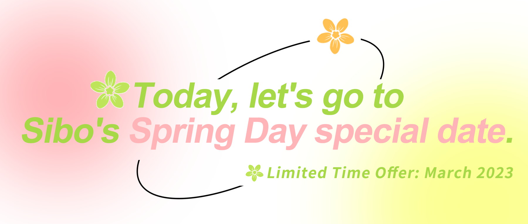 today, let's go to sibo's spring day special date.