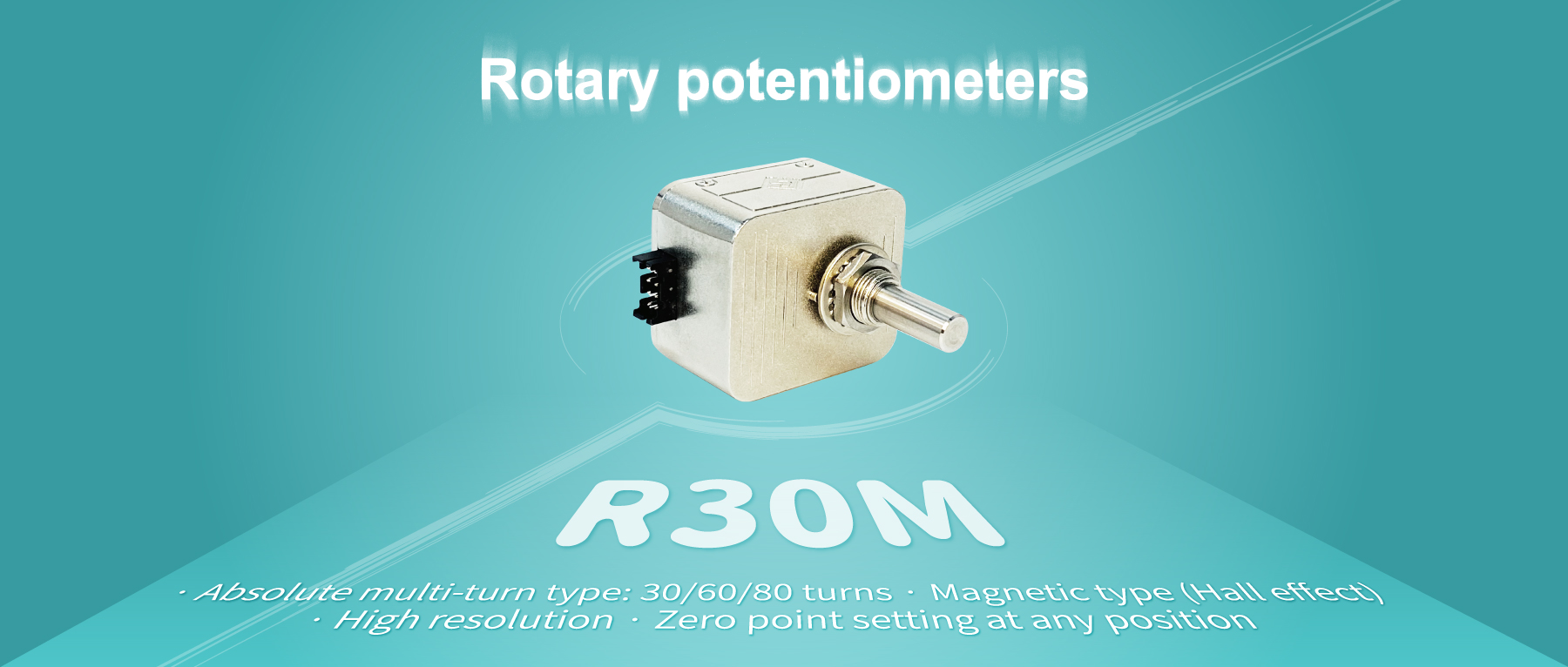 r30m multi-turn contactless magnetic potentiometer